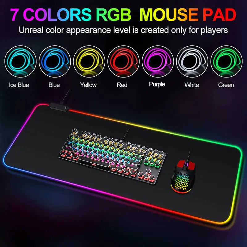 Gamer LED Mouse Pad Waterproof